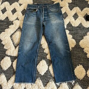 Vintage Levi’s 501 button fly original 32x30 (modern 28 or 27) made in USA